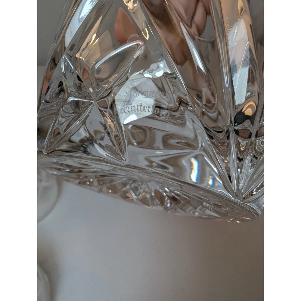 Waterford Marquis Crystal Oversized Tumblers Set 4 Double Old Fashioned 4 3/8